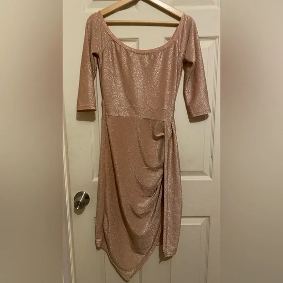 cbr pink dress Pink Sequin Gown CBR S (4-6) Like new